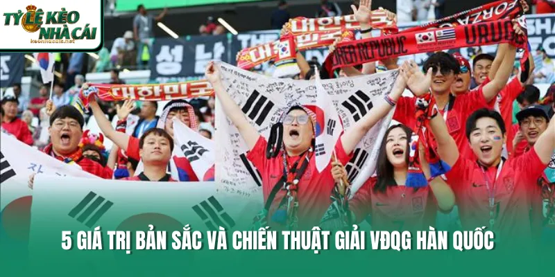 5 giá trị bản sắc và chiến thuật giải VĐQG Hàn Quốc