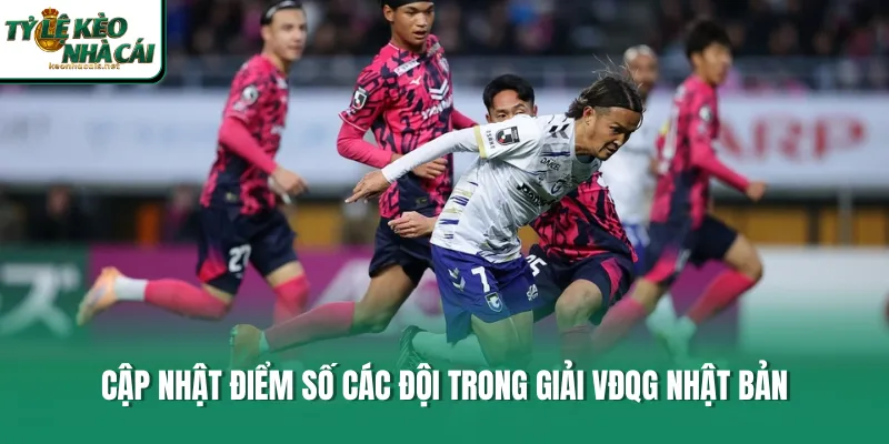 Cập nhật điểm số các đội trong giải VĐQG Nhật Bản 