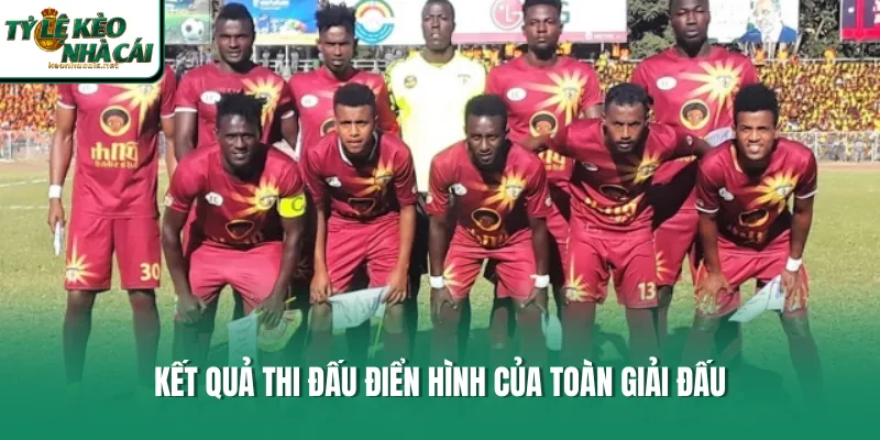 Kết quả thi đấu điển hình của toàn giải đấu