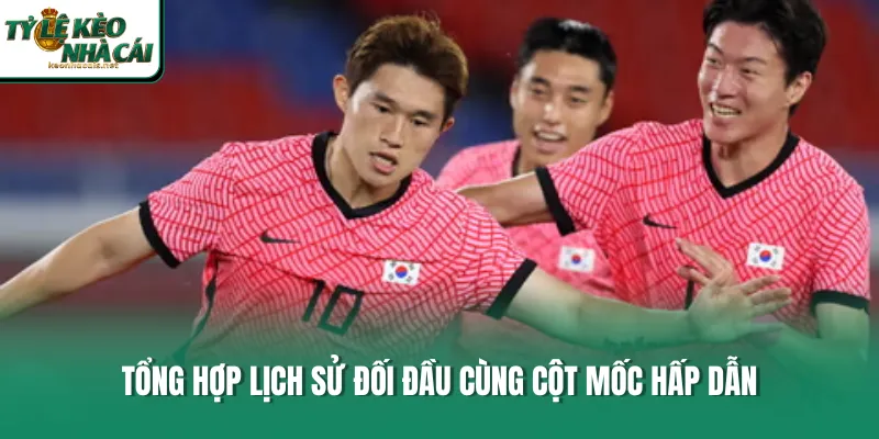 Tổng hợp lịch sử đối đầu cùng cột mốc hấp dẫn